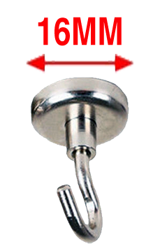 TOP MAGNETS Camping Essentials, Cruise Essentials Must Haves, Strong Magnetic Hooks, 150Lb Magnets With Hooks, Magnetic Hooks Heavy Duty For Grill, Cruise Ship, Garage, Hanging - 3Pcs