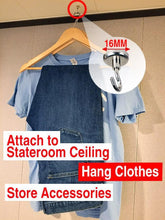 Load image into Gallery viewer, Strong Magnetic Hooks - Dry clothes in your cruise ship cabin and gain extra space-CruiseHabit